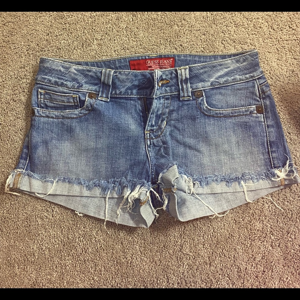 Guess jean shorts size 28 (fit similar to size 4)